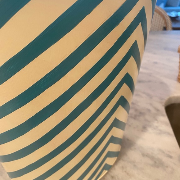 Worlds Away Hand painted wastebasket - Picture 5 of 5